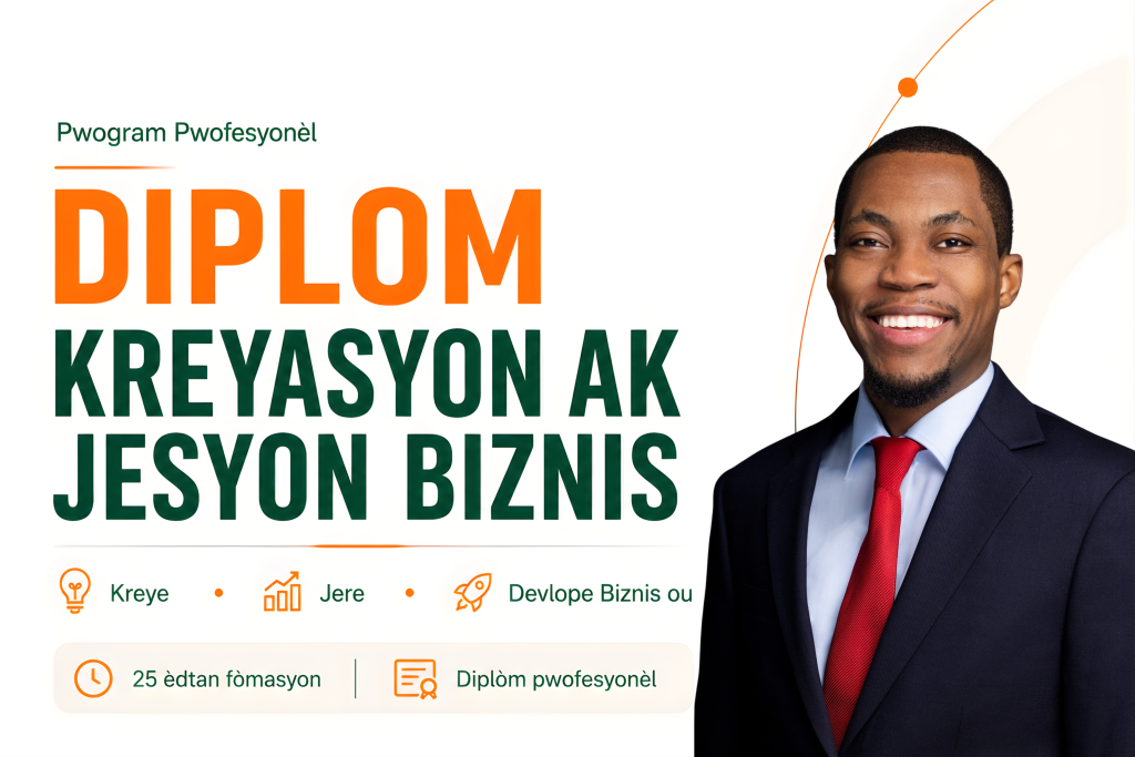 Diplòm Kreyasyon ak Jesyon Biznis